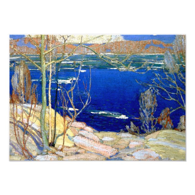 Foto Thomson - Primavera Ice, pintura de paisagens de a (Frente)