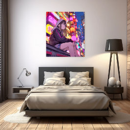 Foto 【Threads限定イラストポスター】寿司娘 GenerativeAI