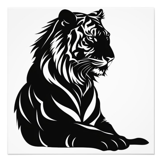 Foto Tiger Silhouette (Frente)