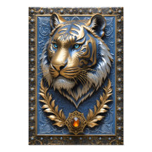 Tigre De Olhos Azuis