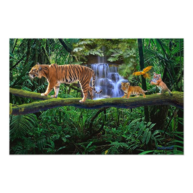 FOTO TIGRE E SEUS FILHOTES (Frente)