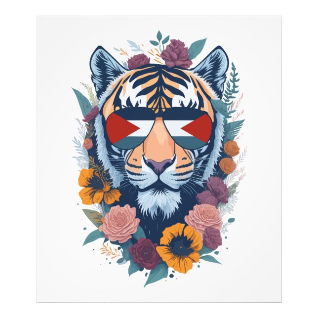 Foto Tigre palestiniano - FLAG palestiniano (Frente)