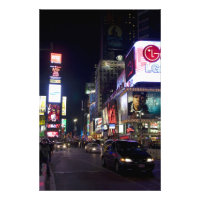 Times Square à noite em Manhattan, Nova York