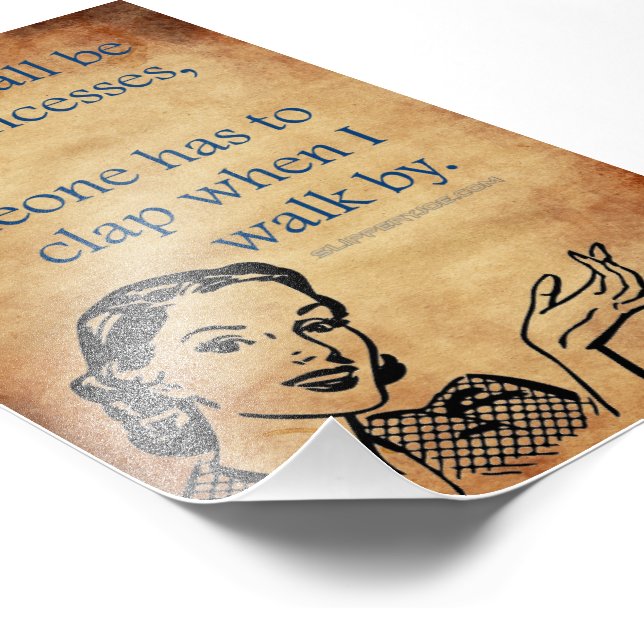 Foto Tinta de 50 engraçada da Princesa SlipperyJoe (Borda)