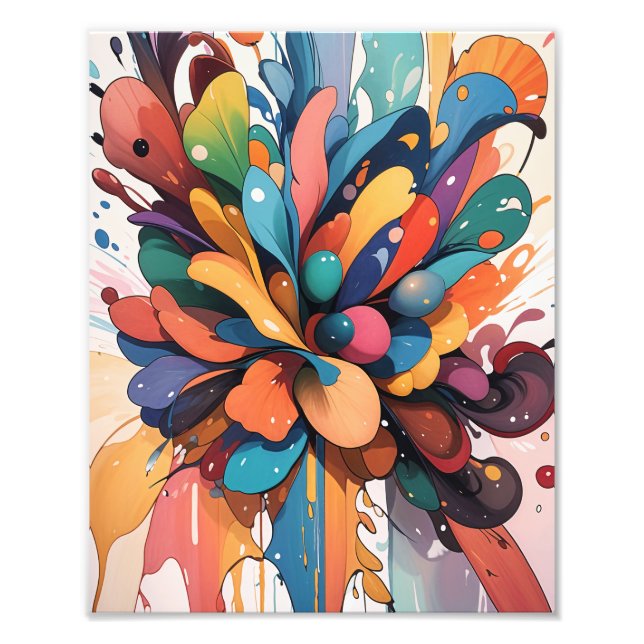 Foto Tinta de água com flutuação (Frente)