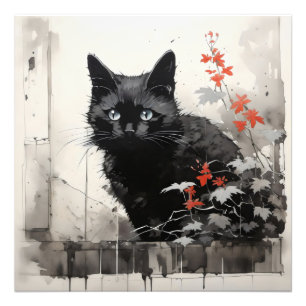 Foto Tinta de Gato Preto