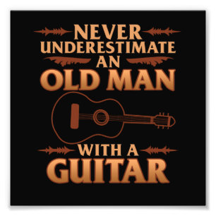 Foto Tocador de Guitarra Velho Reprodutor de Música Mús