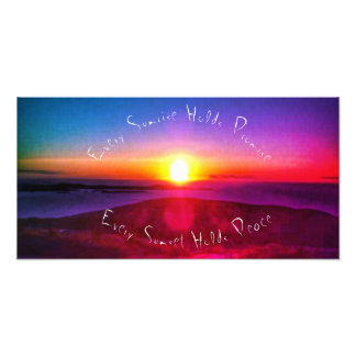 Foto "Todo o nascer do sol" Impressão de citação