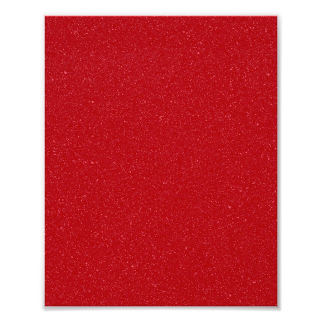 Foto Tomato Red Noise Texture Poster – Customizable (Frente)