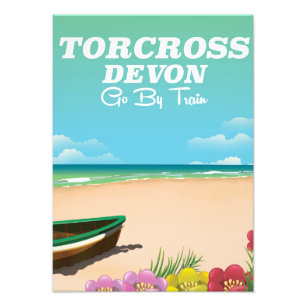 Foto Torcross, poster de férias na praia de Devon
