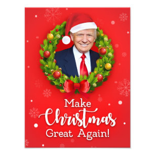 Foto Torne o Natal Grande Novamente Trump MAGA presente