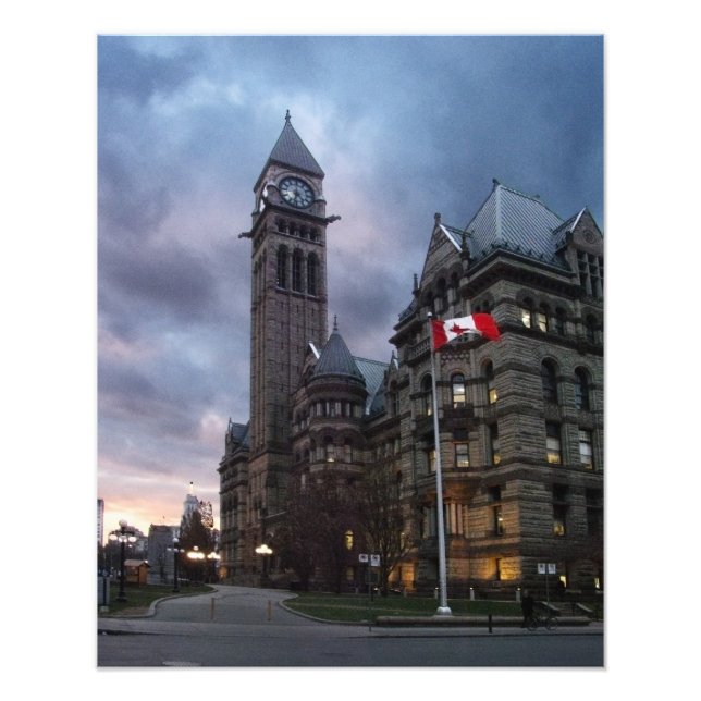 Foto Toronto Old City Hall em Dusk (Frente)