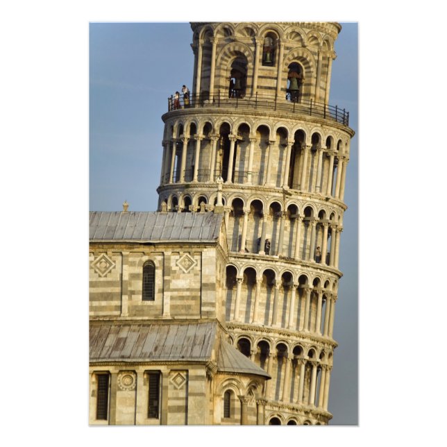 Foto Torre Duomo e Leanding, Pisa, Toscana, Itália (Frente)