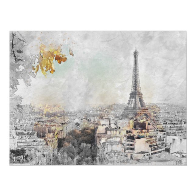 Foto Torre Eiffel. Paris, França (Frente)