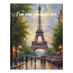 Foto Torre Eiffel Paris Viagem Arte Vintage Retro Nome