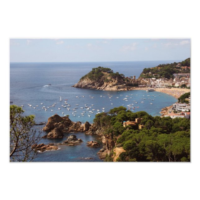 Foto TOSSA DE MAR. Cidade localizada na Costa Brava. (Frente)