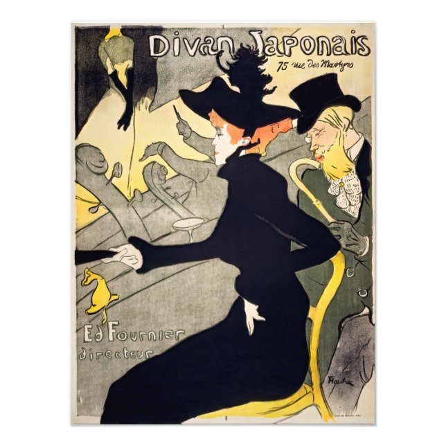 Foto Toulouse-Lautrec - Divan Japonês (Frente)