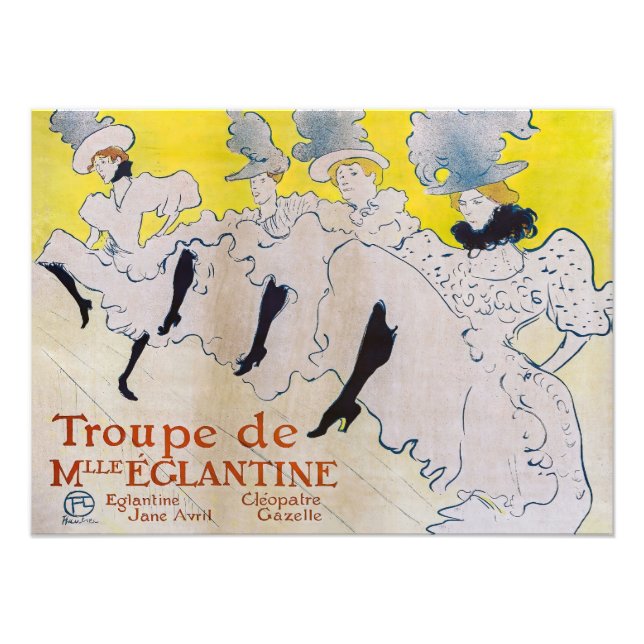 Foto Toulouse-Lautrec - Troupe de Mlle Eglantine (Frente)