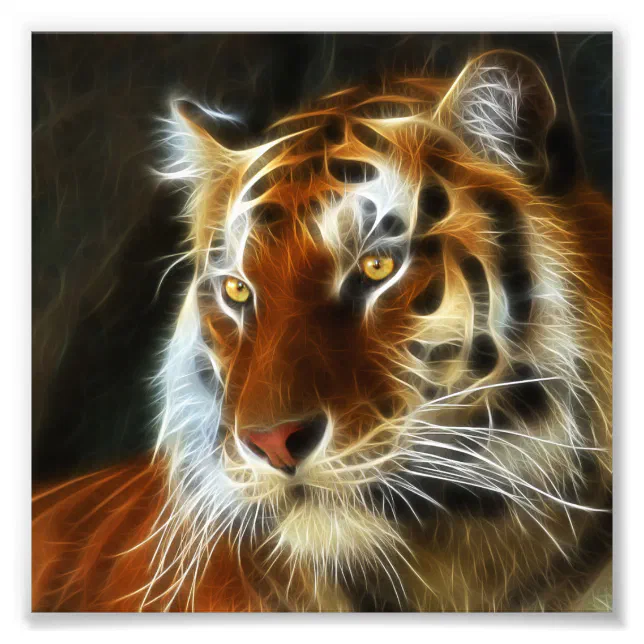 Foto Trabalhos de arte 3d Tiger