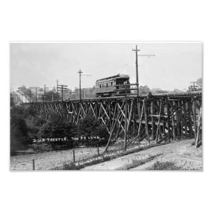 Foto tração do comboio DUR, Rochester, MI Vintage