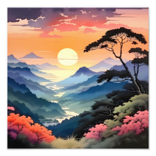 Foto Tranquil Sunset no Vale