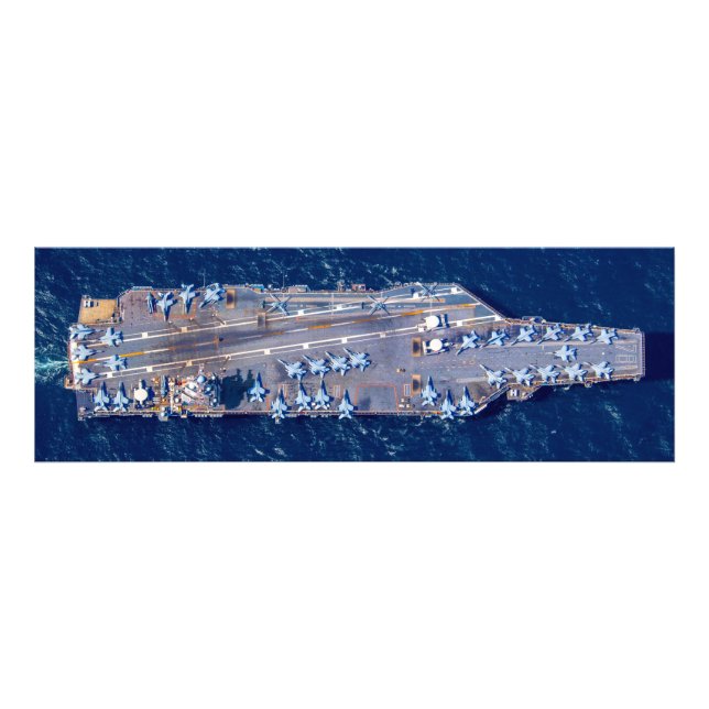 Foto TRANSPORTADORA AERONÁUTICA DOS EUA - CVN 78 (48x16 (Frente)