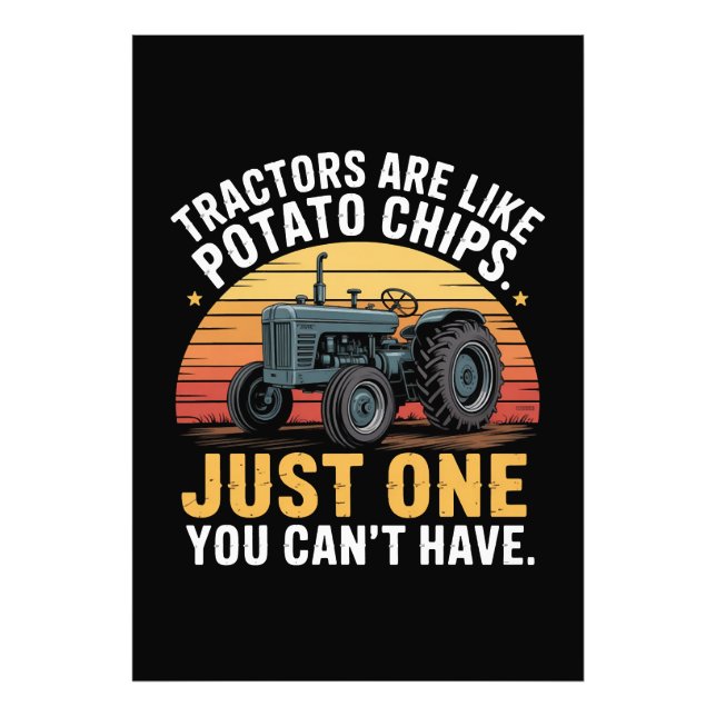Foto Tratores São Como Batatas Fritas (Frente)