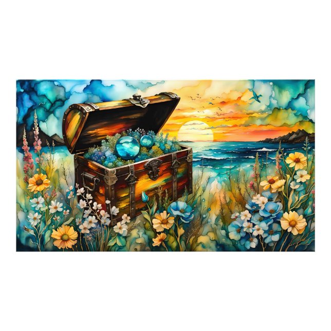 Foto Treasure Chest de Jardim de Flores Selvagens (Frente)