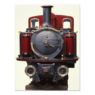 Foto Trem Azul e Vermelho