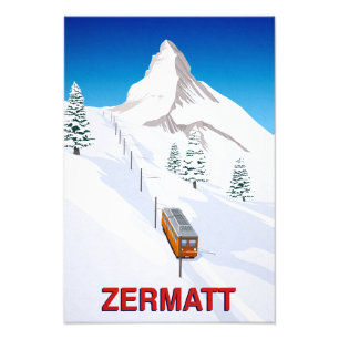 Foto Trem do esqui de Zermatt