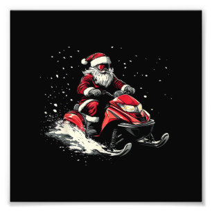 Foto Trenó a Motor de Snowmobile do Papai Noel Natal En