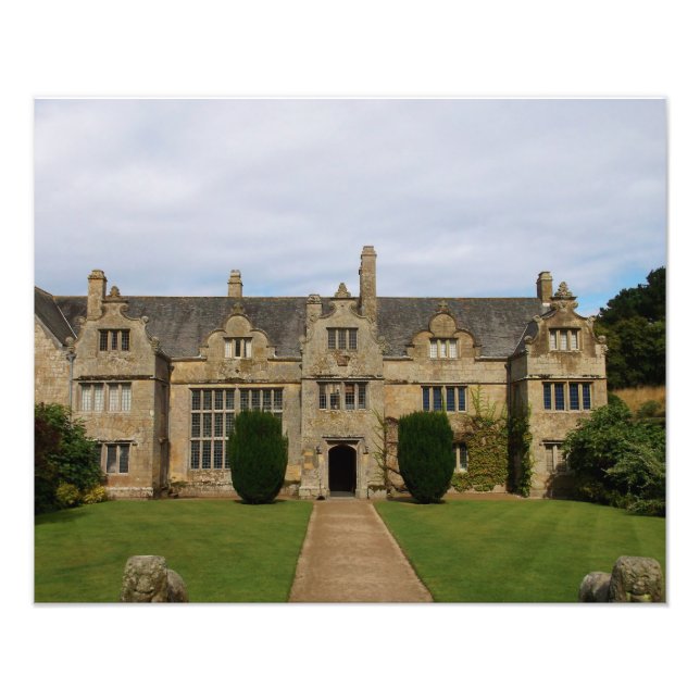 Foto Trerice House Cornwall Inglaterra Polblack Locatio (Frente)
