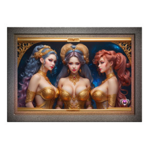 Foto Três Graças Da Mitologia Grega por Xzendor7