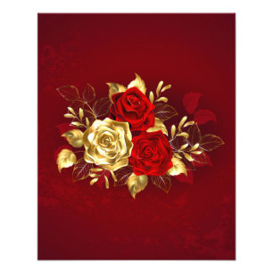 Foto Três Rosas de joalharia