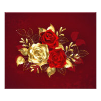 Três Rosas de joalharia