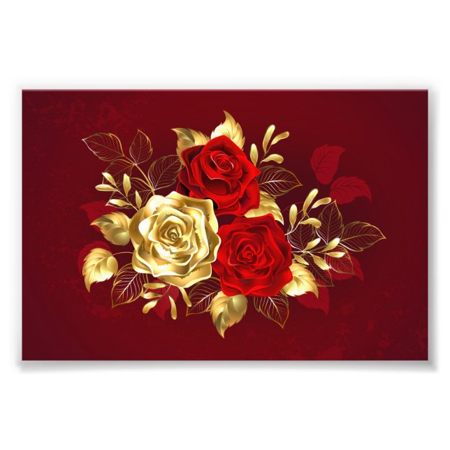 Foto Três Rosas de Joia (Frente)