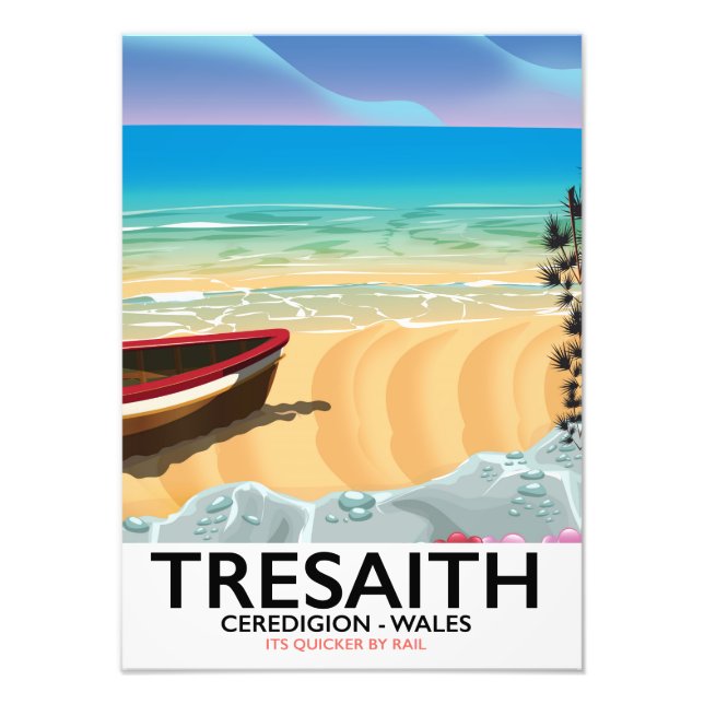 Foto Tresaith, Ceredigion Beach Wales, poster à beira-m (Frente)