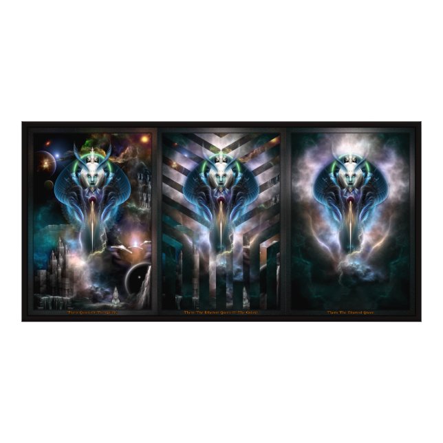 Foto Trilogia Fractal da Rainha Thera 2XFrame (Frente)