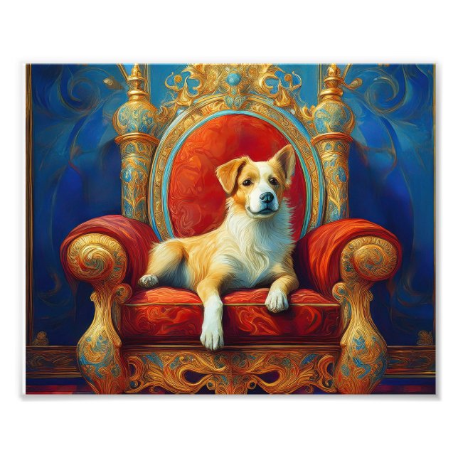 Foto Trono de cão AI (Frente)