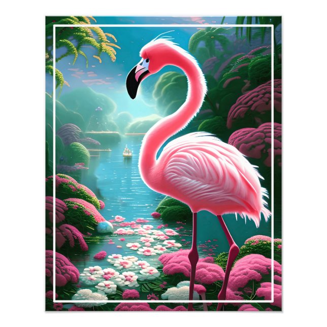 Foto Tropical Flamingo-70852 Elegante (Frente)