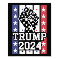 Trump 2024 Punho Fora da Lei Caipira J.D.Vance 202