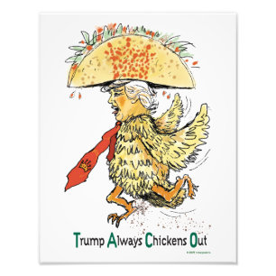 Foto Trump Taco TRUMP sempre puxa o frango