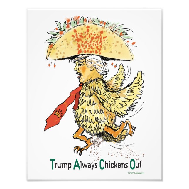 Foto Trump Taco TRUMP sempre puxa o frango (Frente)