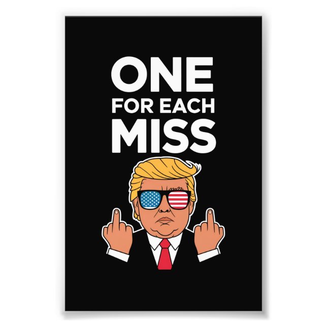 Foto Trump Um Para Cada Falta  (Frente)