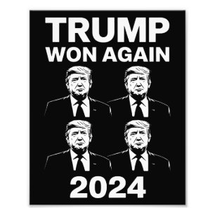 Foto Trump Venceu Novamente Eleição 2024 Dia de Inaugur