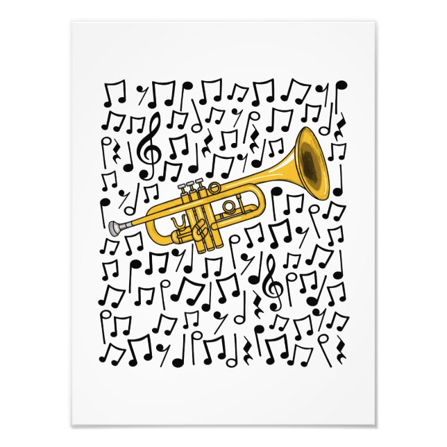 Foto Trumpet Musical Notes Trumpeter Brass Musical (Frente)