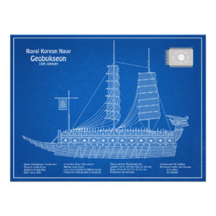 Foto Turtle Ship Geobukseon - Ship Blueprint ABD