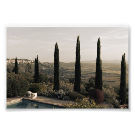 Foto Tuscan landscape hidden behind cypresses (2024)