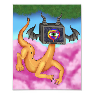 Foto TV Dragão Pop Print