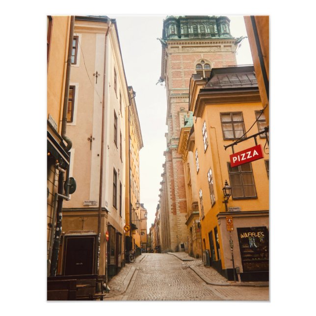 Foto Tyska Brinken, Gamla Stan, Old Town, Stockholm (Frente)